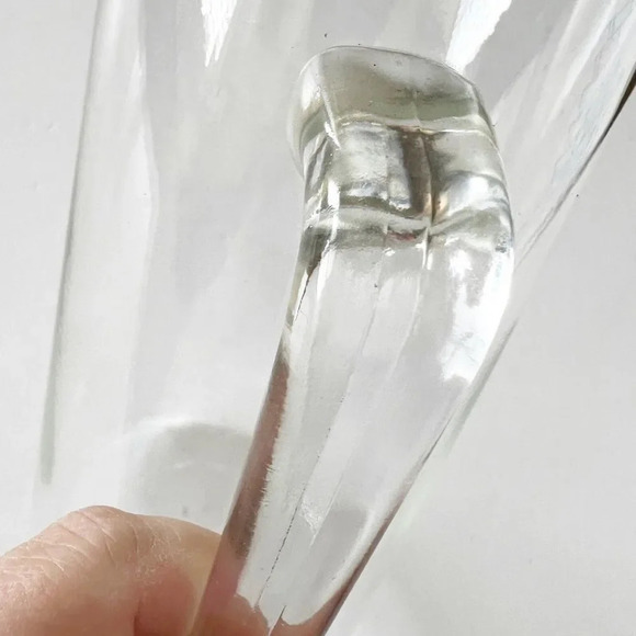 Pyrex Clear Glass 8” Pitcher Water Decanter Beaker USA Collector Vase - Picture 4 of 9